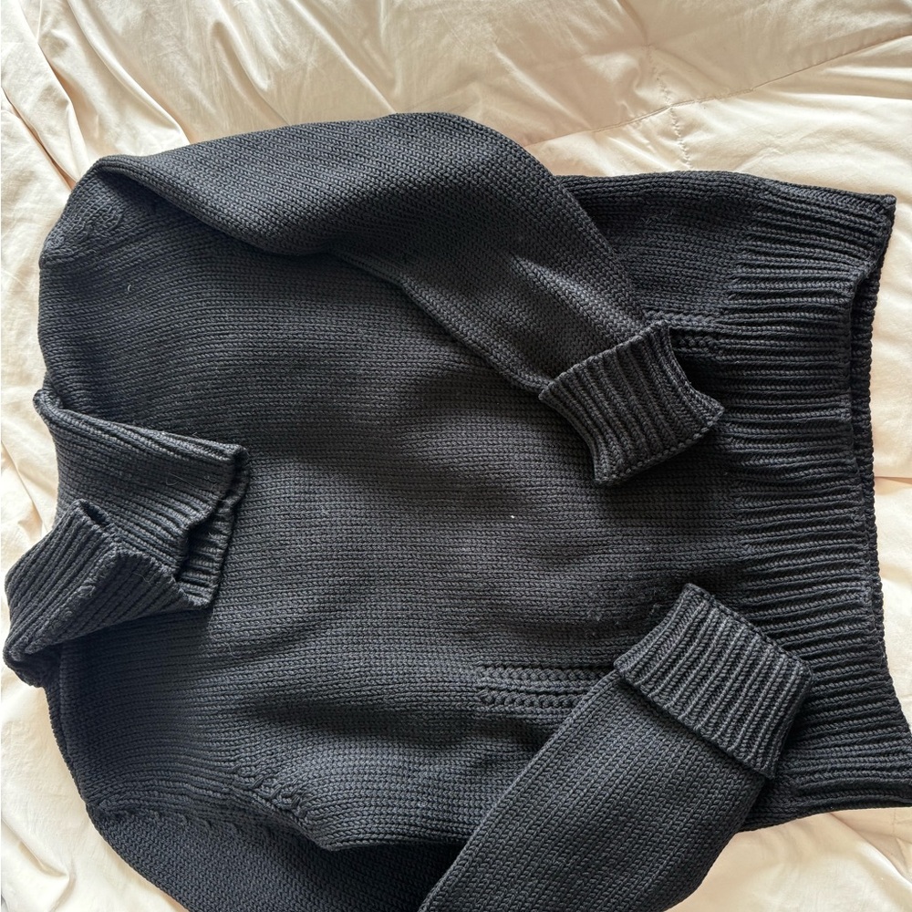 Celine Black Knit Sweater